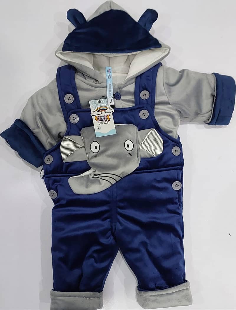 Kids Winter Collection/2 Pc/Kids Cloths/3 Pc Winter Suits on Wholesale 17