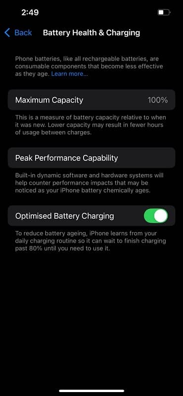 Iphone 14 JV 100 battery health under Apple warranty 7