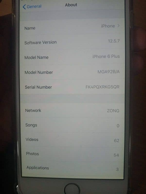 Iphone 6 plus pta approved 16GB 3