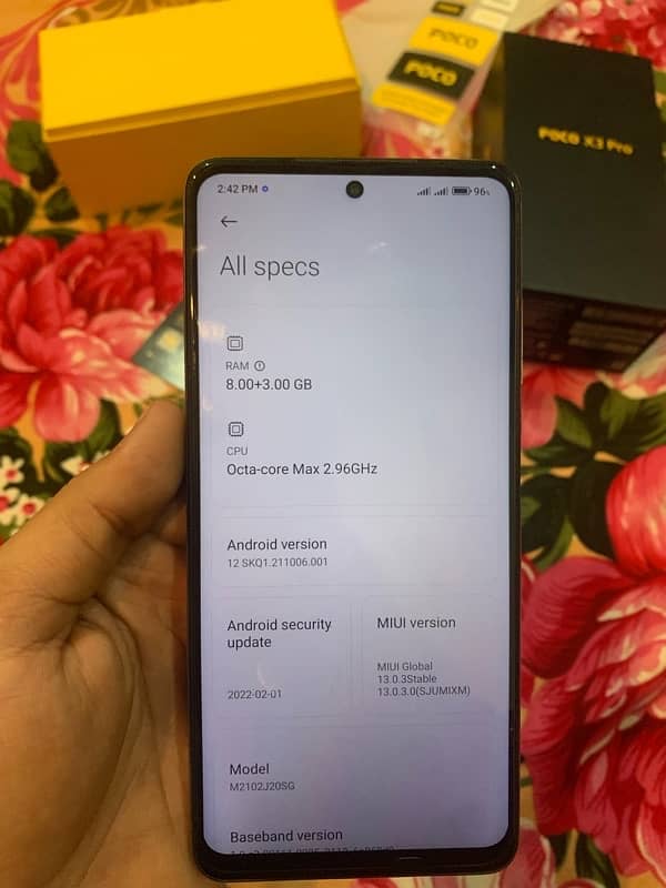POCO X3 PRO 8/256 WITH BOX SALE AND EXCHANGE 3