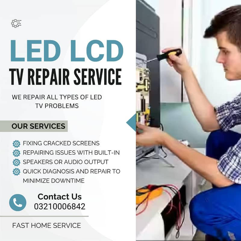 LED repair, LCD Plazma Tv Repair, Automatic washing machine Repairing 0