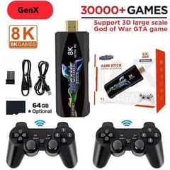 X3 PLUS GAME STICK GAMING + ANDROID With Double wireless controllers