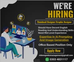 YouTube Thumbnail Designer | AI & Graphic Design Expert | Jobs In Lah