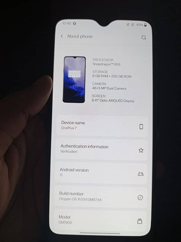 Oneplus 7 (8/256) Dual Sim Working 2