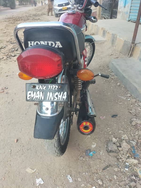 Honda CG 125 2020 Karachi number 1