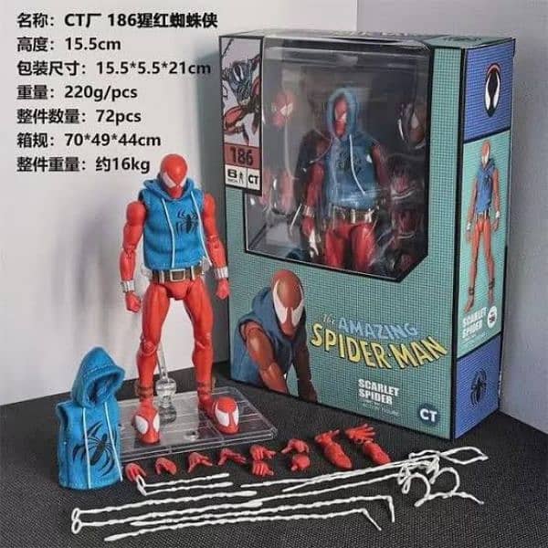 ct toys wolverine and scarlet spider man action figure 5