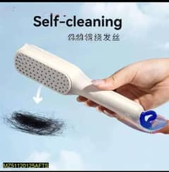 self cleaning hair brush