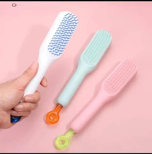 self cleaning hair brush 1