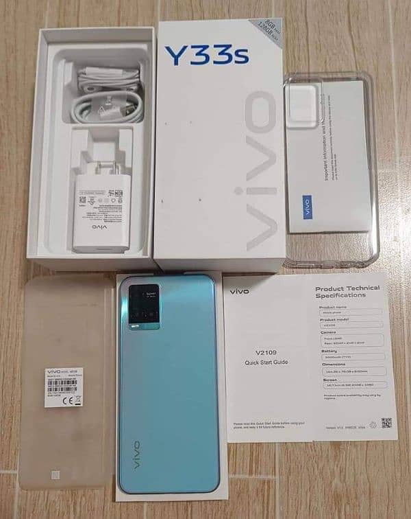 Vivo Y33s 8+4gb ram 4