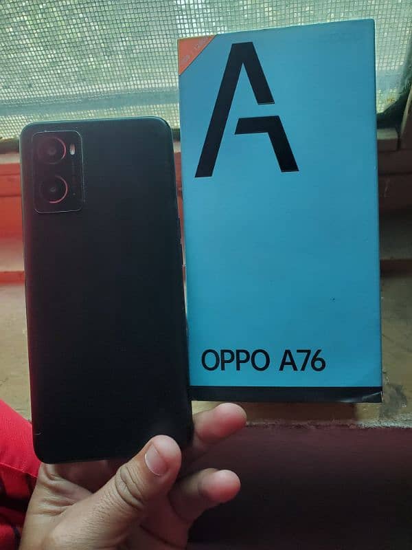 OPPO A76 6/128 wit box no fault exchange any mobile 4