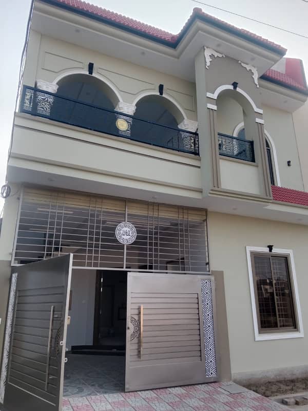 Al jannat town near Dewan wali Puli New brand Spanish 5 marly proper double story house for sale 17