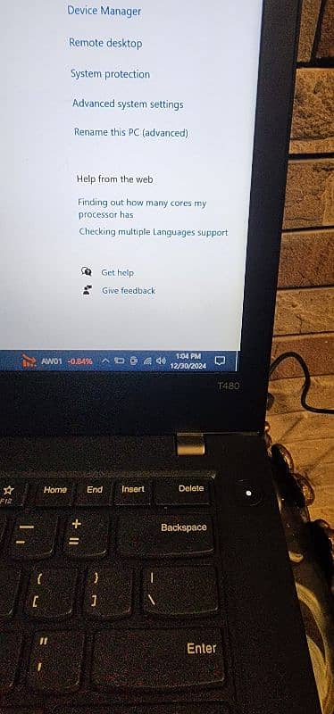 Lenovo 8thgernation / ThinkPadT480 Laptop/Forsale 0