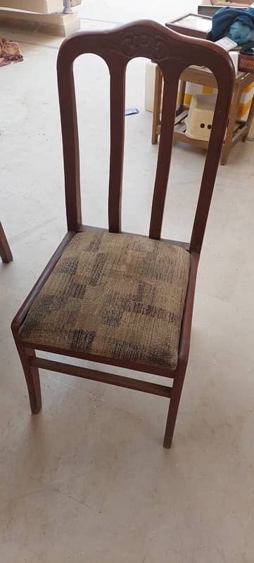 wood dining table with 6 chairs karachi fb area block 14 1