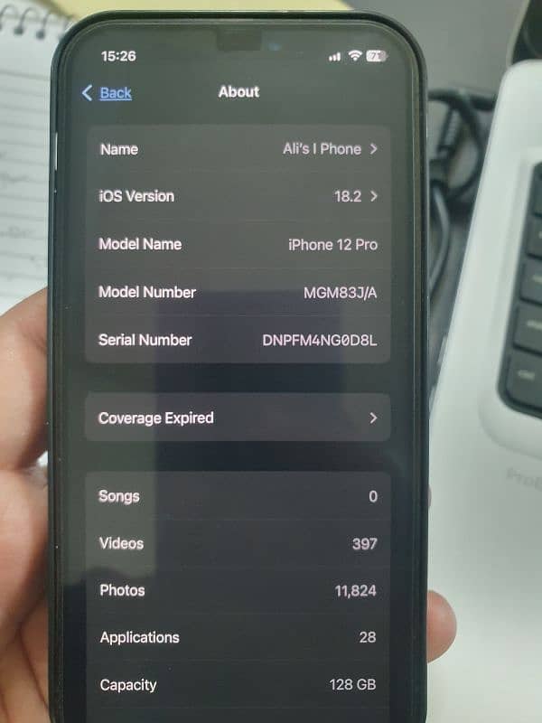 i phone 12 pro pta approved 85 b. h 1