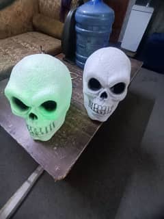 Skulls dor halloween