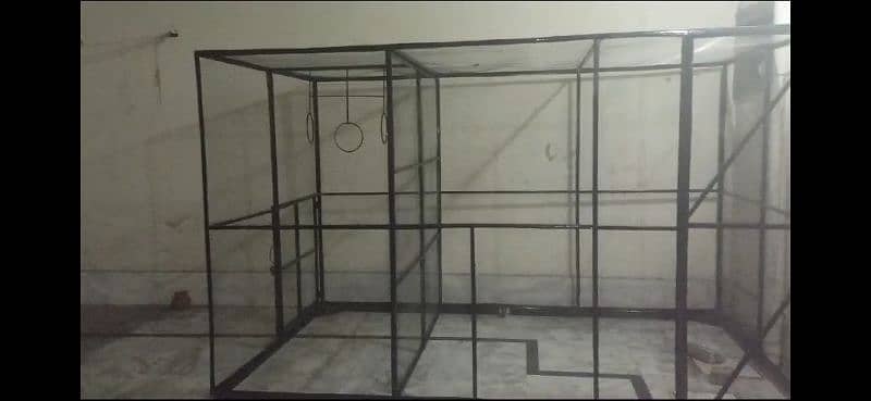 6feet*6feet*10feet huge cage with a partition for Parrots 1