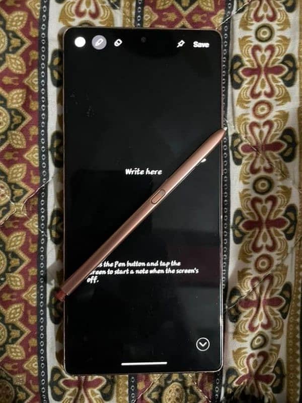 Samsung galaxy note 20 with s pen 0