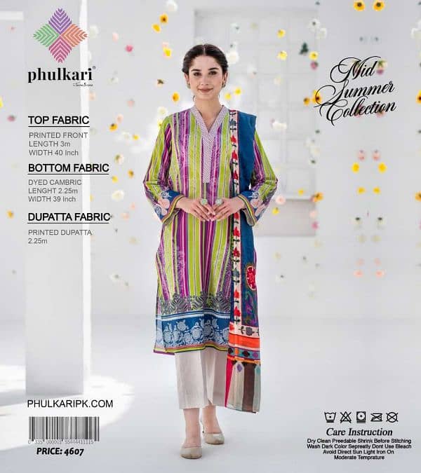 3 Piece Printed Lawn Collection 2025 PHULKARI BY TANA BANNA 2