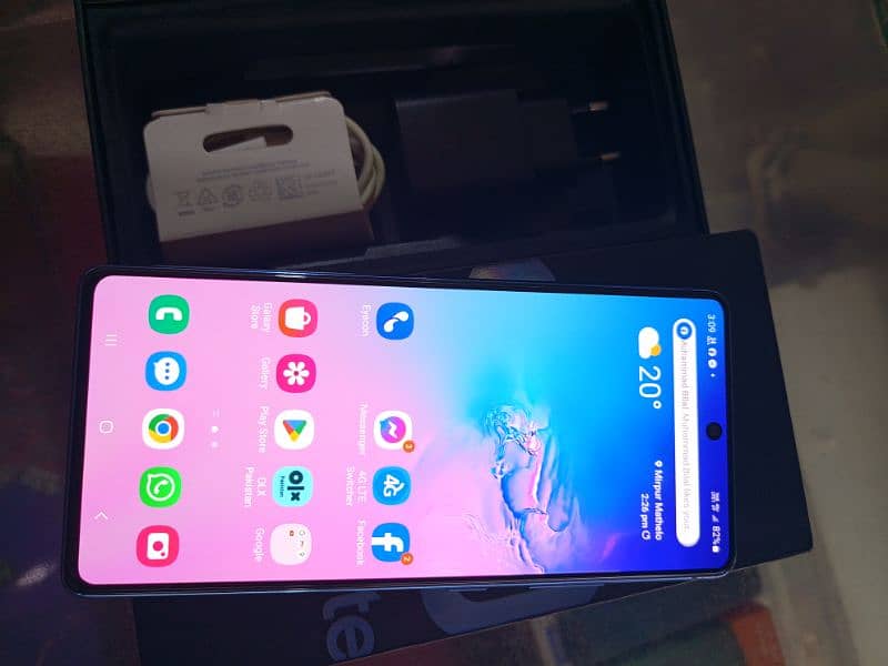 Samsung S10 lite Official Complete Box Excellent condition 0