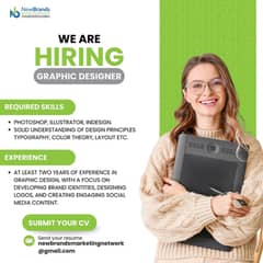 We are Hiring Graphic Designer | Hyderabad, Sindh