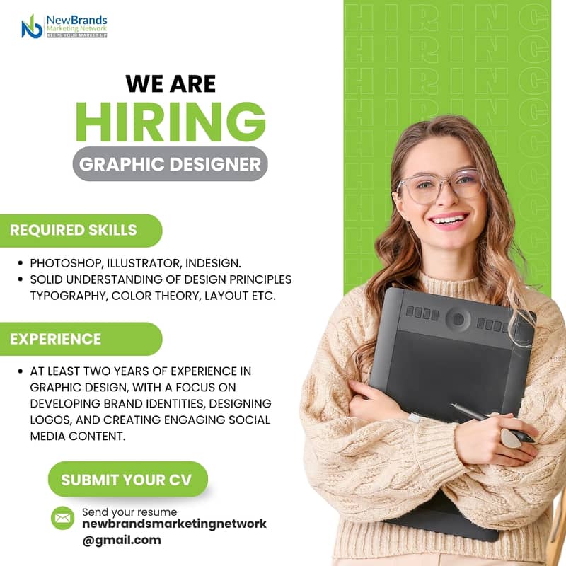 We are Hiring Graphic Designer | Hyderabad, Sindh 0