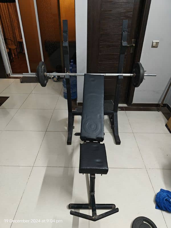 Bench Press|Incline Decline Bench|Weigh Plates|Dumbbells|Rods 7