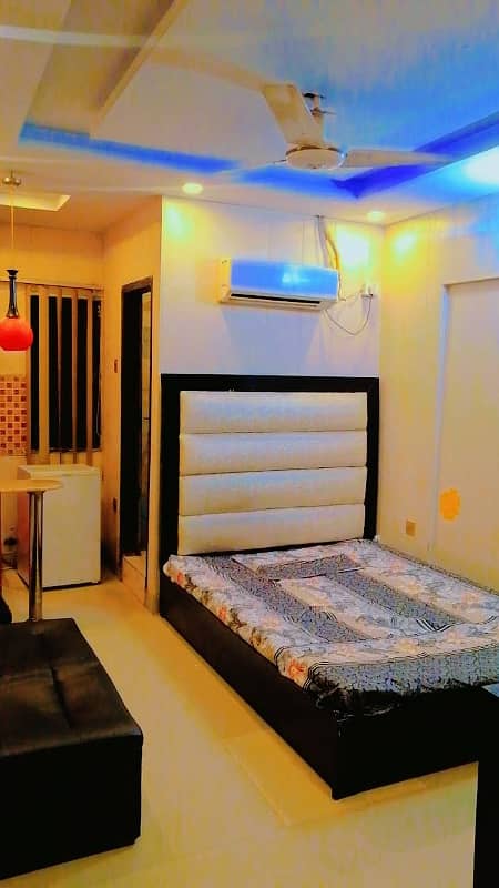 1 BED FURNISHED STUDIO APARTMENT FOR RENT IN ALLAMA IQBAL TOWN 3