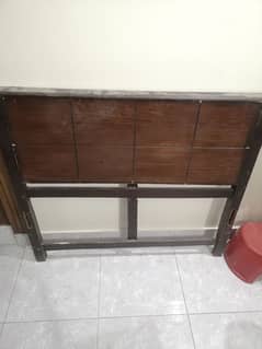 3 single wooden beds for sale