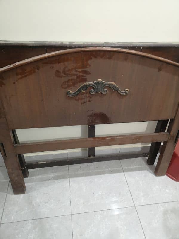 3 single wooden beds for sale 1