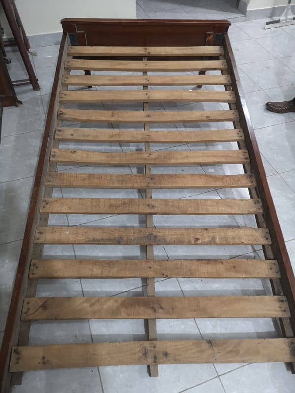 3 single wooden beds for sale 3