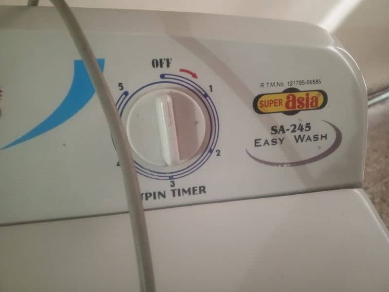 super Asia Washing machine with spinner excellent condition 3