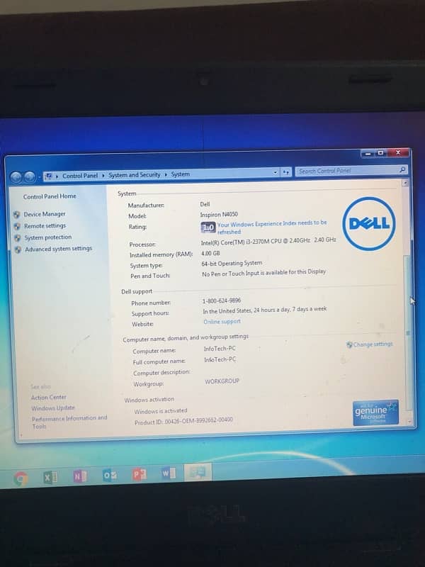 Dell Inspiron Core i3-2nd generation 2