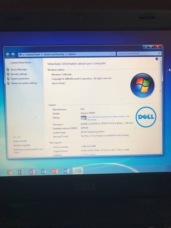 Dell Inspiron Core i3-2nd generation 4