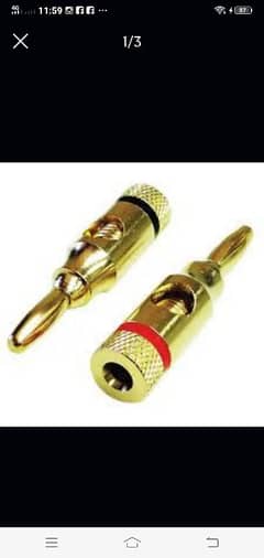 IMPORTED BANANA CONNECTOR PH: 03212123558