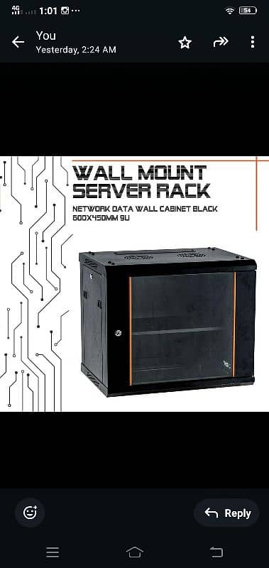 WALLMOUNT NETWORKING RACK ALL SIZE AVAILABLE PH: 03212123558 0