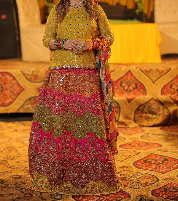 mayo mehndi dress 1