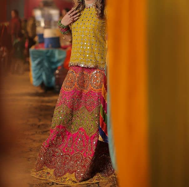 mayo mehndi dress 2