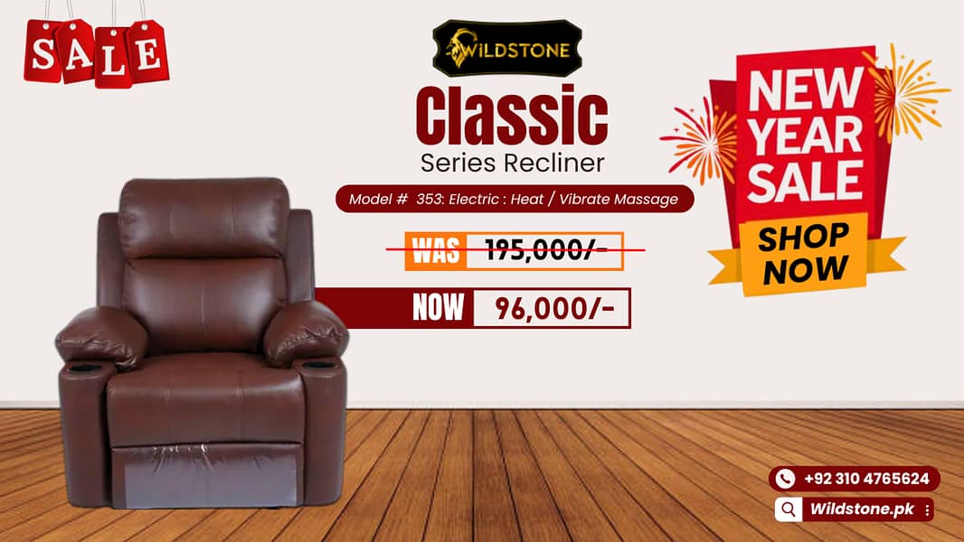 Recliner Classic Series- Sofa Recliner - Sofa - Recliner New Year Sale 3