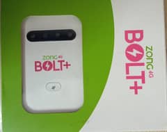 ZONG 4G BOLT+ Internet device for 10 connections