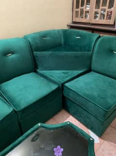 sofa for sale 7  seater L shaped  with table