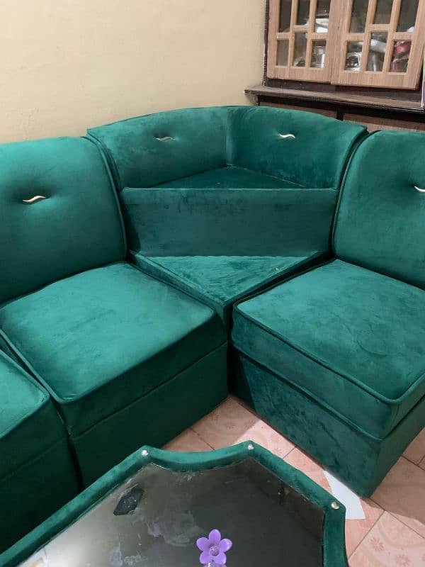 sofa for sale 7  seater L shaped  with table 0