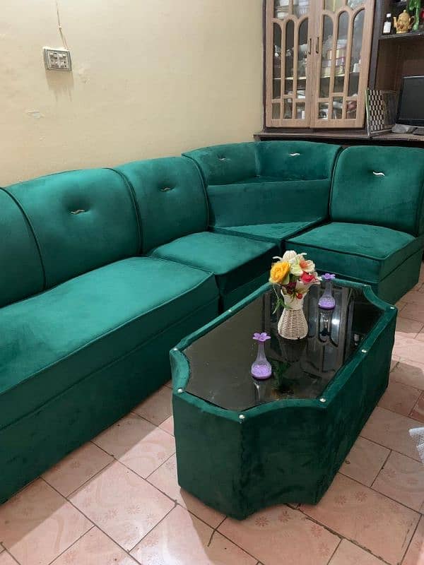 sofa for sale 7  seater L shaped  with table 2