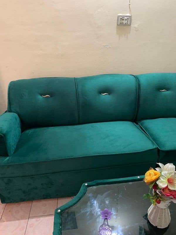 sofa for sale 7  seater L shaped  with table 18