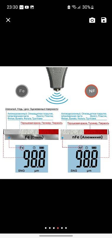 R&D TC200 Car Paint Coating Thickness Gauge 2