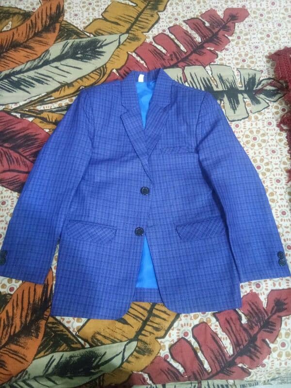 blue color pent coat coat size 22 and pent size 22 with shirt 1