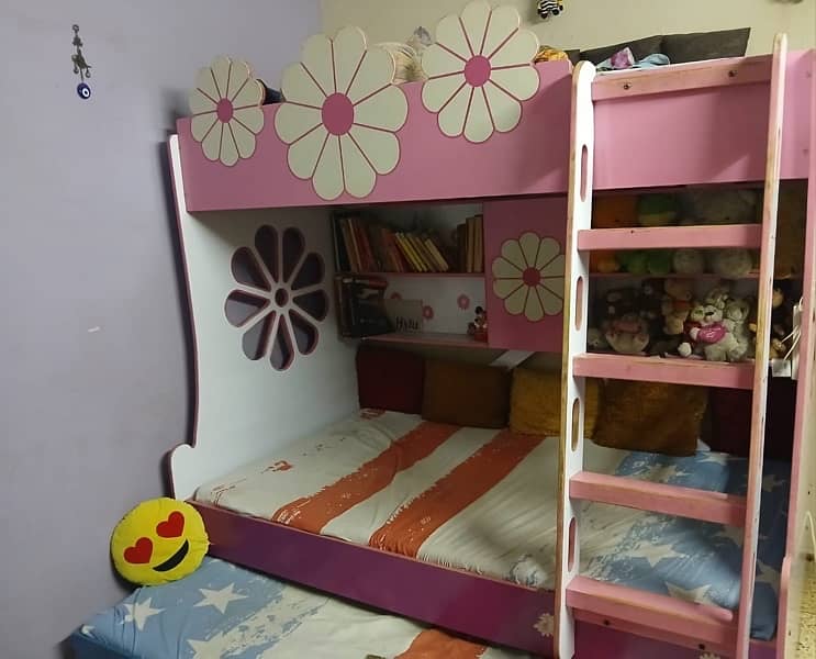 Bunk Bed And Cupboard Set 0