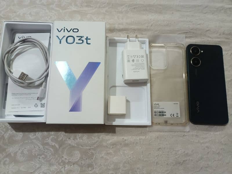 Vivo Y03t 4/64 GB With 10 Months warranty 1