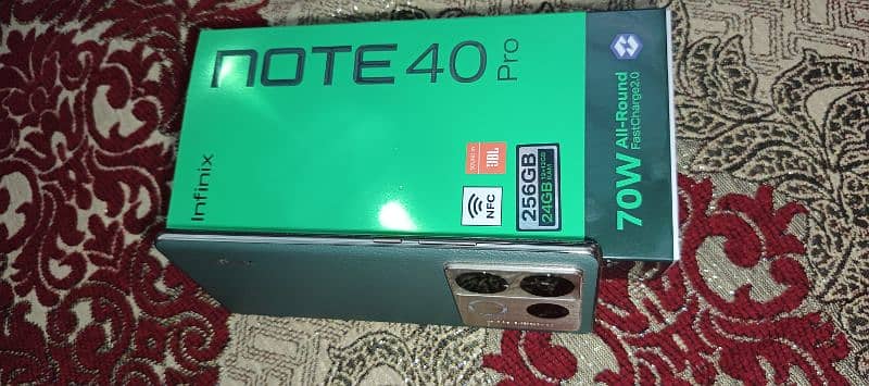 infinix note 40 pro (12+12/256) (VINTAGE GREEN) 5