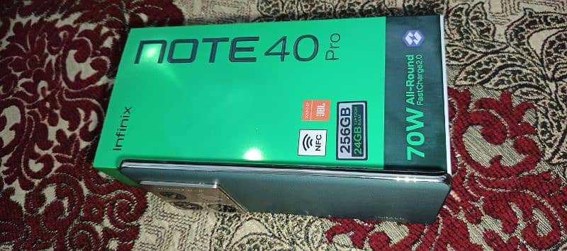 infinix note 40 pro (12+12/256) (VINTAGE GREEN) 6