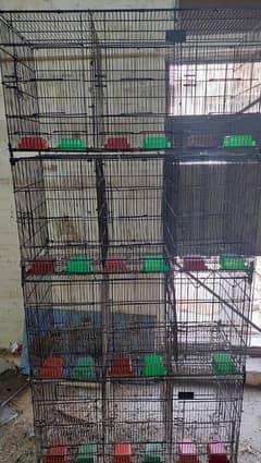 12 portion cage used trays are not in good condition